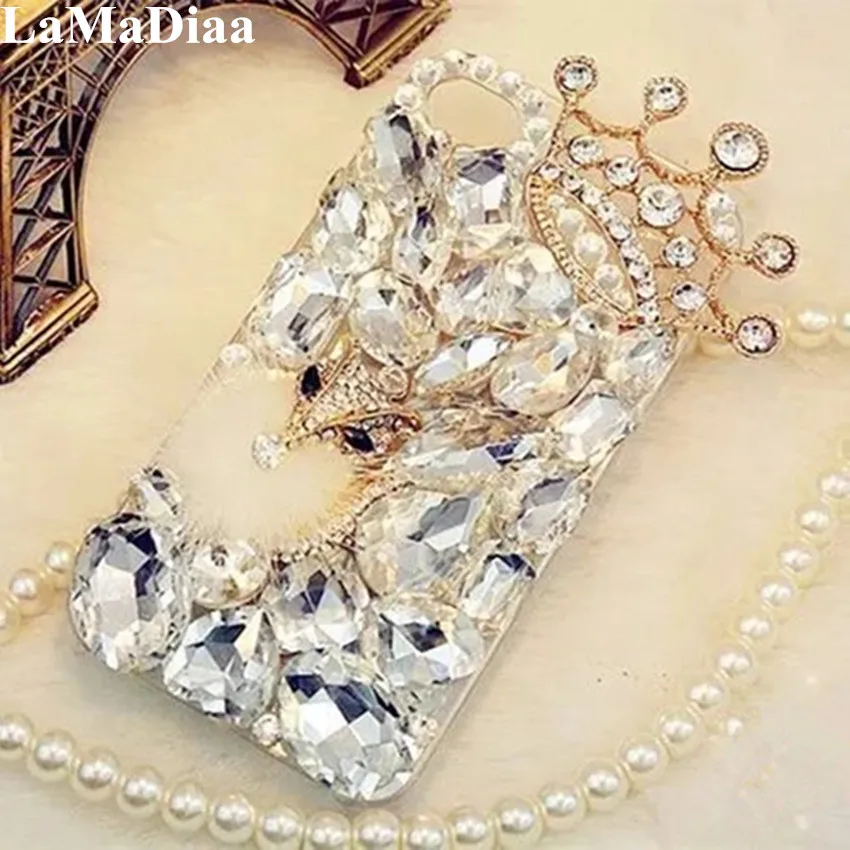 3D чехол LaMaDiaa со стразами для Samsung Galaxy J5 J4 J6 J7 J8 2018 A6 A8 A7 A5 A3 защитный с блестящими