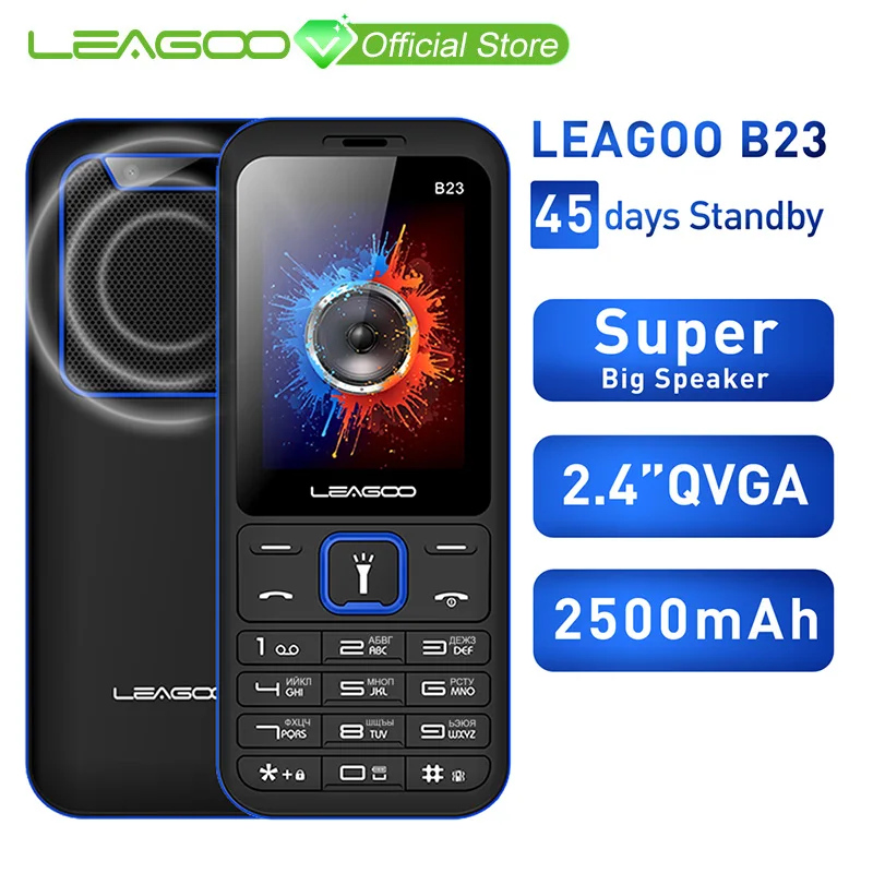 LEAGOO B23 телефон с функцией телефона старшие дети мини клавиатура русским шрифтом 2G