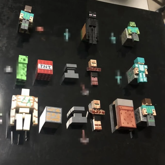 Special Price 28pcs/9set Minecraft Toys PVC Action Figures armor sword stone model block toy collectible Gift for children kids Party Supplies