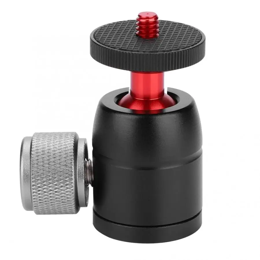 Алюминиевый сплав 360 градусов Поворотный мини шаровая Головка 1/" винт крепление для DSLR камеры штатив мини шаровая Головка 1/4" винт