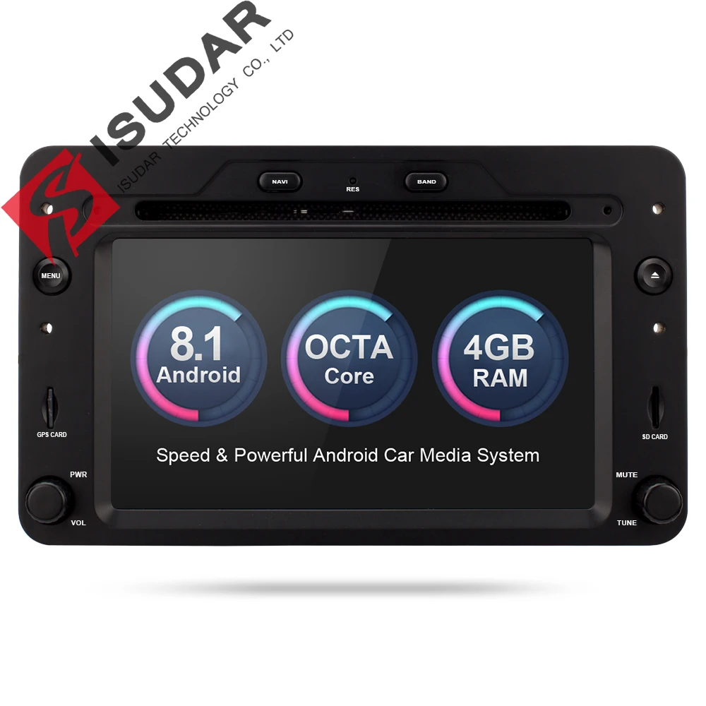 

Isudar Car Multimedia player GPS Android 8.0 Car 1 Din DVD Automotivo For Alfa/Romeo/Spider/Brera/159 Sportwagon Radio Octa Core