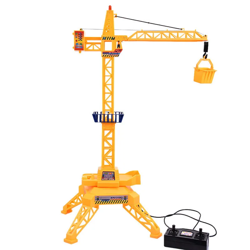 

New Children's Developmental Toys Electric Cable Crane Toys engineering crane Kid Birthday Gift