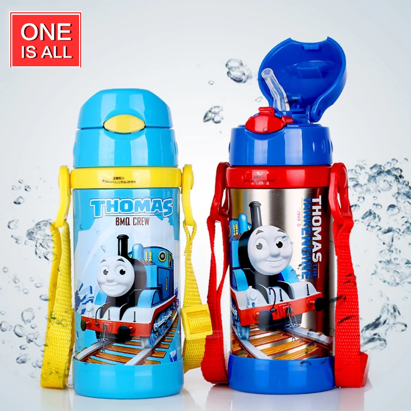 360ml Straw Thermos Bottle Drinkware Kids Thermos Water Bottle Portable