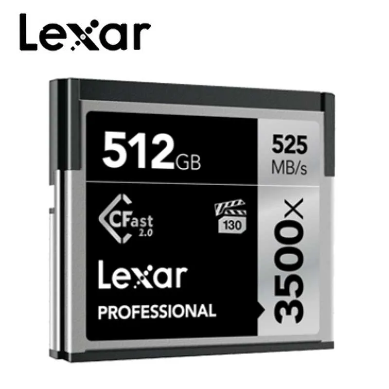 Lexar 32G 64G 128G 256G 512G профессиональная карта памяти Cfast 2 0 3500X 525 м/с высокая скорость