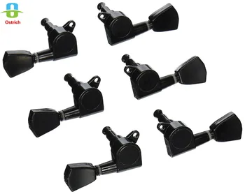 

3L3R Guitar Tuning Pegs Machine Head Tuners Black for replacement
