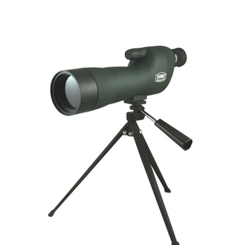 High power large objective diameter 20-60x60 Zoom Monocular Nitrogen Filling waterproof spotting scope birding scope with tripod