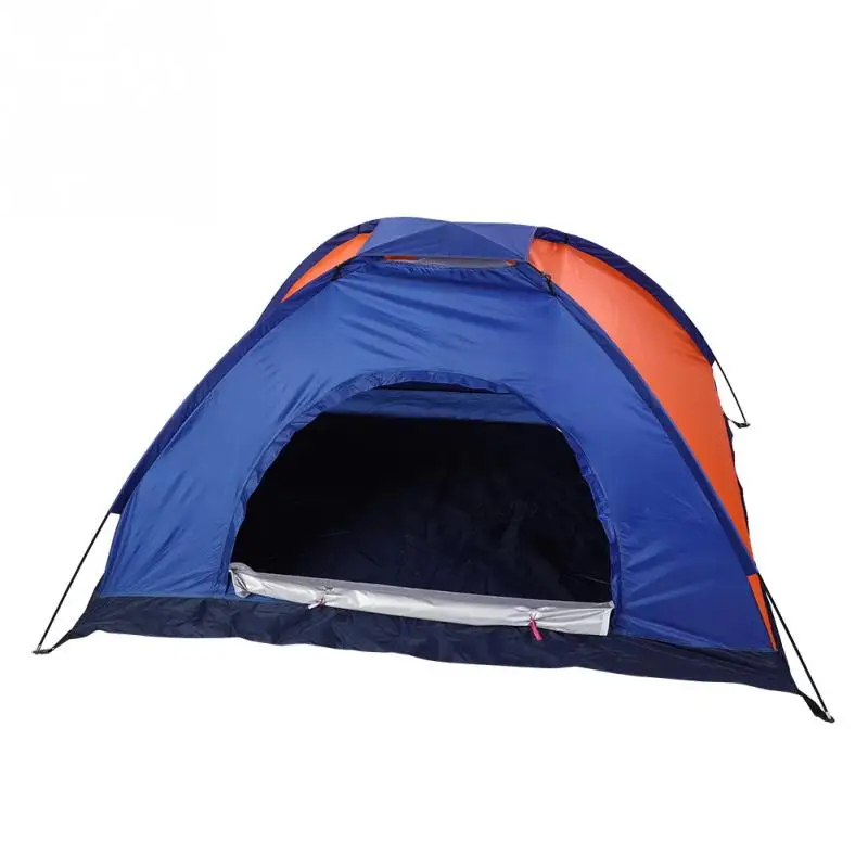 

Folding Camping Tent Single Layer 1-2/3-4 Person UV-resistant Waterproof Windproof Awning Tent Outdoor Fishing Travel Party