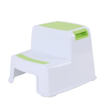 

Footstool 2 Step Stool Toddler Kids Stool Toilet Potty Training Slip Resistant for Bathroom Kitchen Anti-slip stool H99F