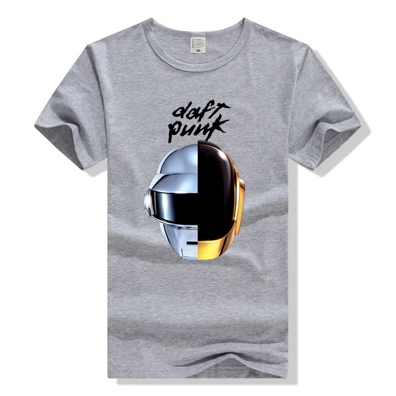 Daft Punk футболка Для мужчин женщин Одежда унисекс Топ Плюс Размеры хлопковая