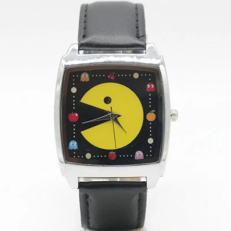 

Free Shipping PAC MAN cartoon children watches students kids wristwatch watches