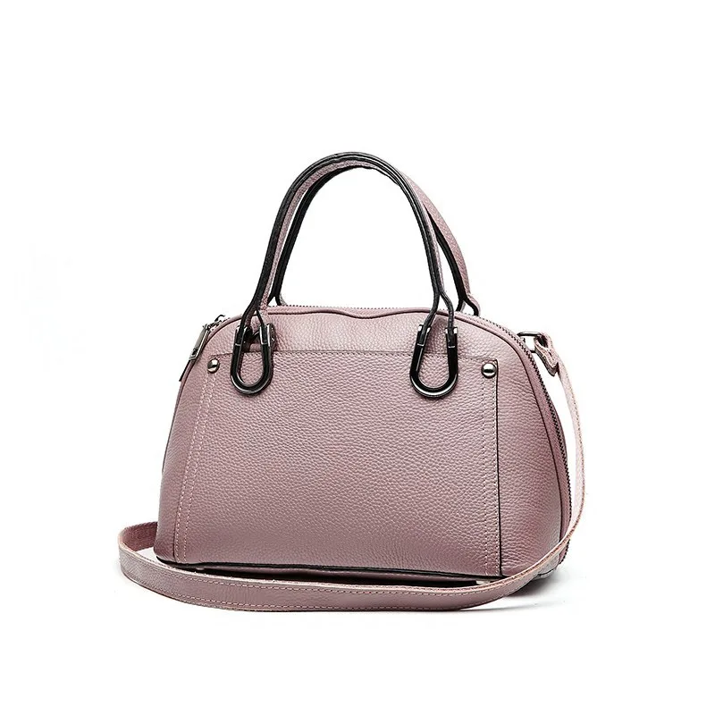 Shell shape design suture decoration designer women handbags high quality shoulder bags beautiful simple Genuine Leather bag