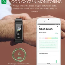 KYP-002 спортивный браслет пульсометр кровяное давление кислородный трекер умный браслет длинный сидящий напоминание умный Браслет