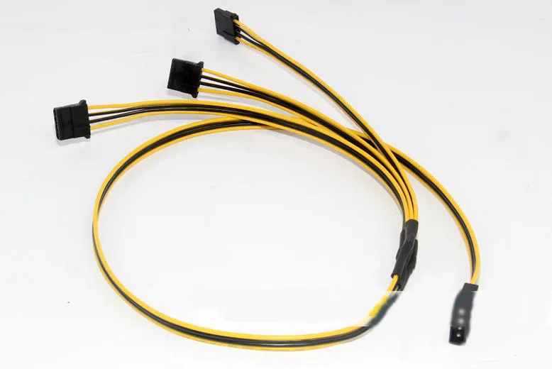 4 штифта поворачиваются на 3 шт 4pin соединительная линия * molex 70 см + 30 25 16AWG Высокая