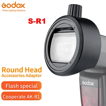 

Godox S-R1 Flash Speedlight Adapter AK-R1 Adapter Ring for Godox TT685 V850II V860II TT600 Yongnuo Canon Nikon Sony Flash Light