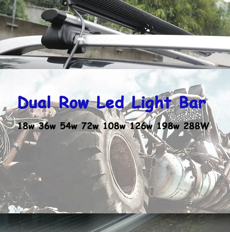 spot flood combo beam LED work Light Bar Offroad Tractor Truck 4x4 SUV ATV Motorcycle headlight fog lamp 12 24V driving led bar (3)