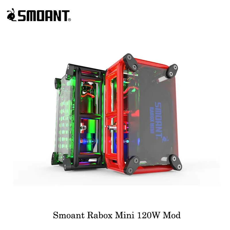 

Electronic Cigarettes Smoant Vape RABOX Mini Box Mod 120W 3300mAh Fit Smoant Battlestar RDA Tank Atomizer Vaprizer Vape 2017 Mod