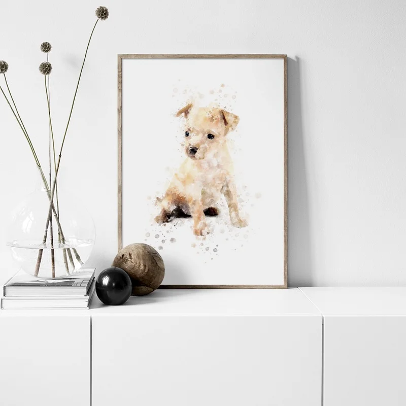 Kawaii Labrador Dog Cat Nordic Posters And Prints Wall Art Canvas Painting Animals Wall Pictures Kids Room Home Decor Kawaii Labrador Dog Cat Nordic Posters And Prints Wall Art Canvas Painting Animals Wall Pictures Kids Room Home Decor