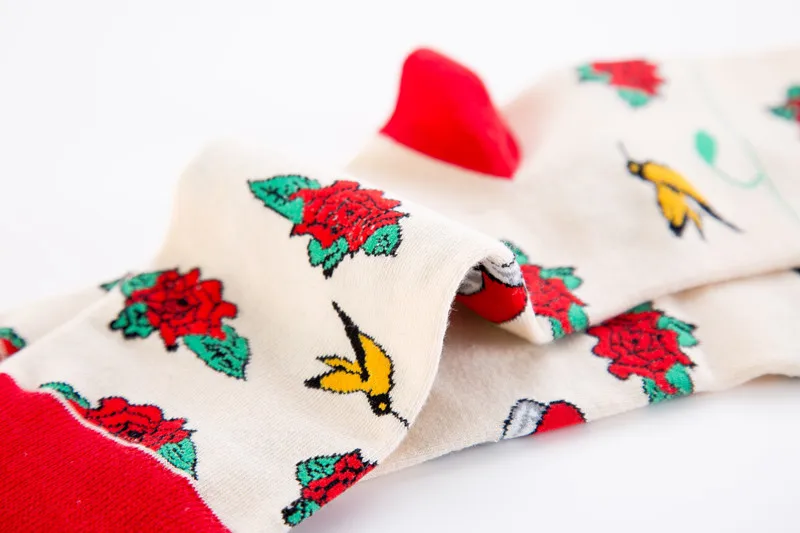 2018 Лолита цветок череп короткие носки узор для девочек-подростков носки хлопковые с забавным Для женщин зимние Для мужчин Унисекс
