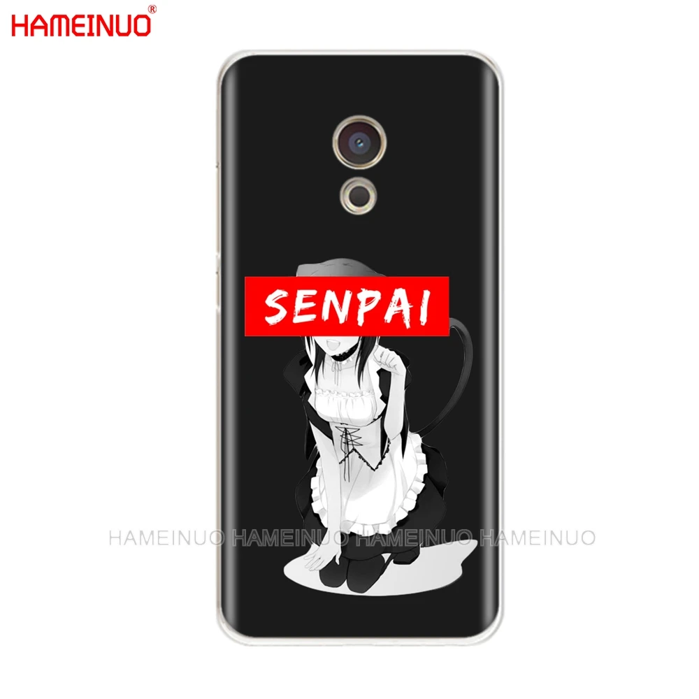 HAMEINUO Sugoi семпай аниме waifu крышка чехол для телефона для Meizu M6 M5 M5S M2 M3 M3S MX4 MX5 MX6 PRO 6 5 U10 U20 note plus