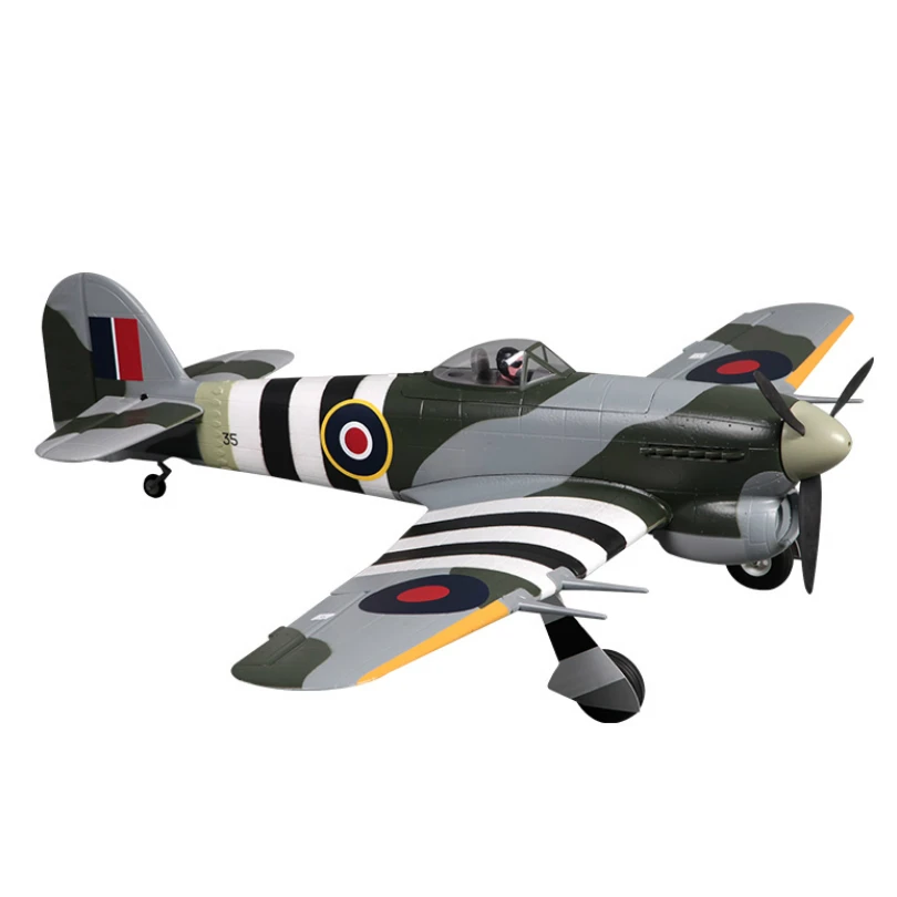 FMS 1100 мм 1 м Hawker Typhoon 3S 6CH с устранением EPO PNP RC самолет Британский Warbird