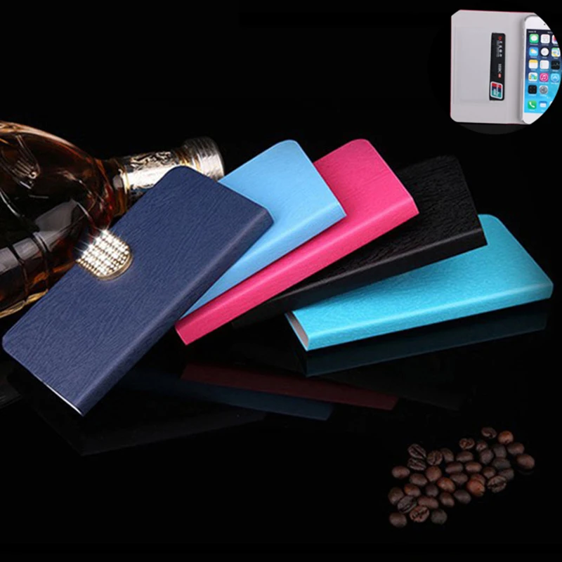 Vernee T3 Pro Чехол для телефона 5 дюймов Роскошный тонкий книжка с подставкой из