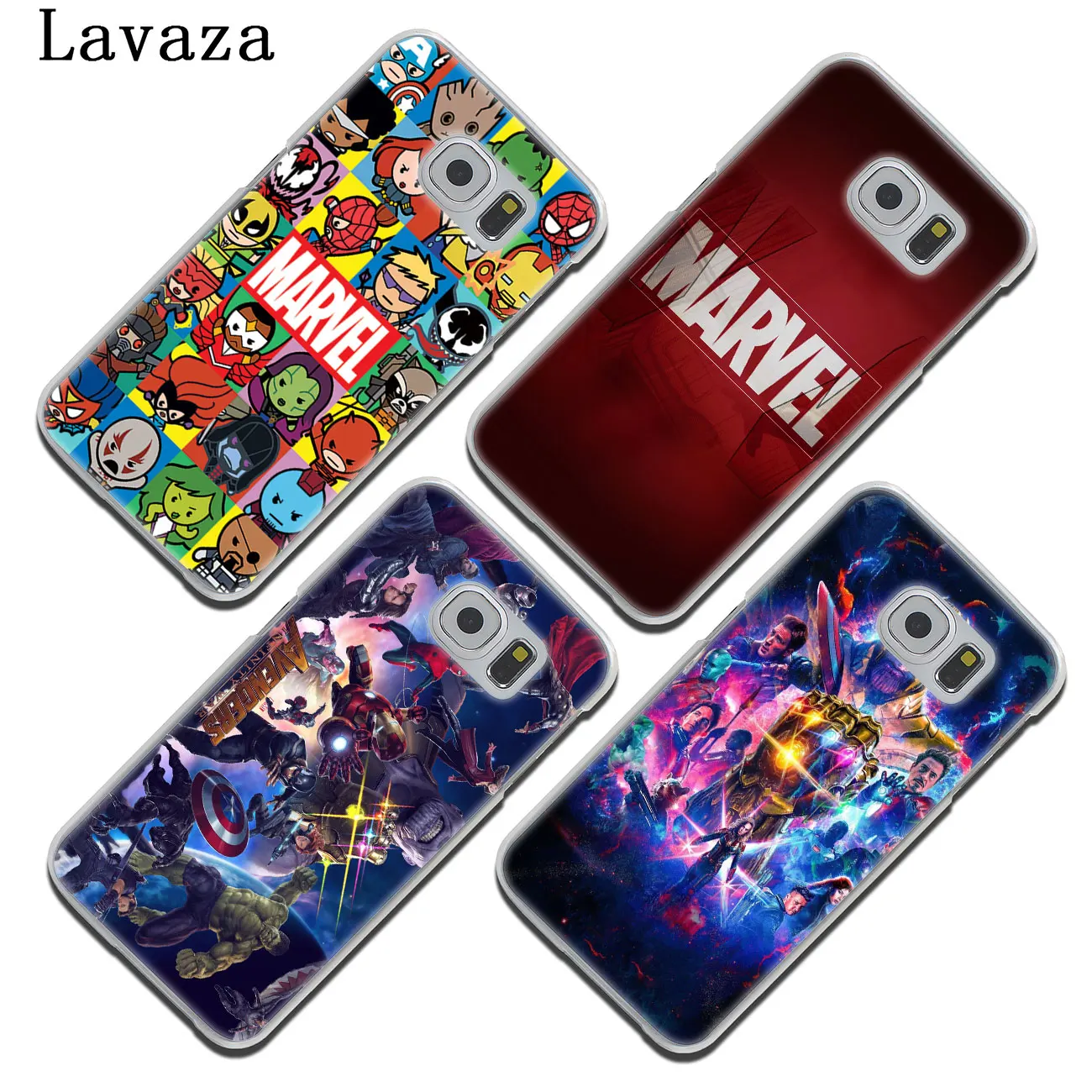 Твердый чехол для телефона Lavaza Avengers Endgame Marvel Captain America Samsung Galaxy S7 S6 Edge S8 S9 + S10 Plus