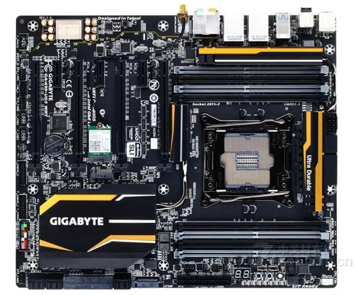 Для Gigabyte GA-X99-UD3 используется материнская плата X99-UD3 X99 разъем LGA 2011 V3 DDR4 USB3.0 SATA3 PCI-E3.0