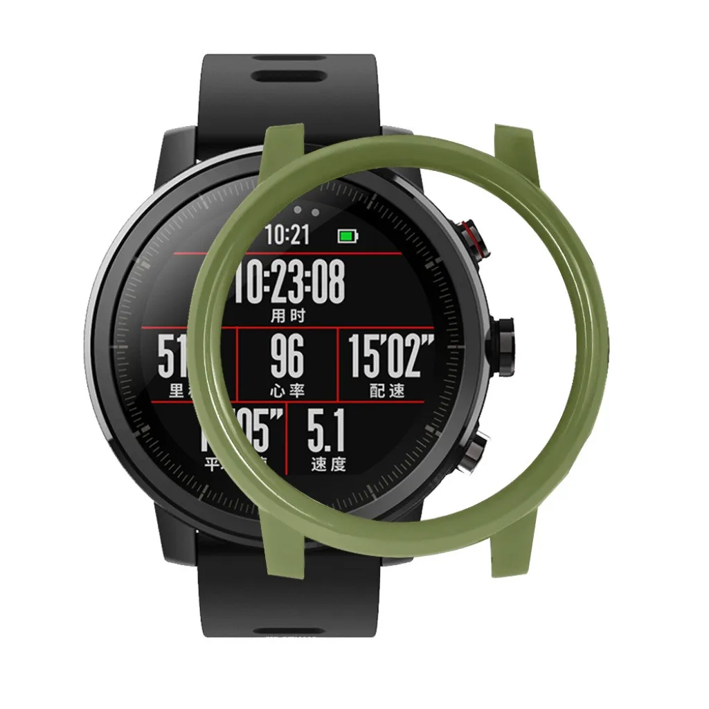 Чехол для ПК для Xiaomi/Huami/AMAZFIT 2/2S часы Stratos с защитой экрана smartwatch Носимых устройств relogios