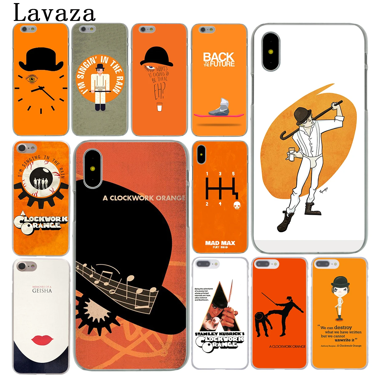 

A Clockwork Orange Film Hard White Cover Case for iPhone 7 7 Plus 6 6S Plus 5 5S SE 4 4S
