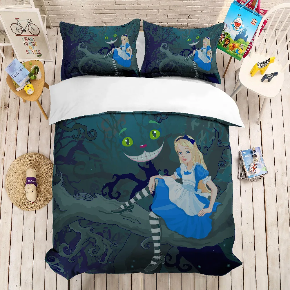 

3D print Bedding set nightmare beautiful girl, tree demon. girls'/friends'/ kids'/lovers' gifts/presents Duvet cover set