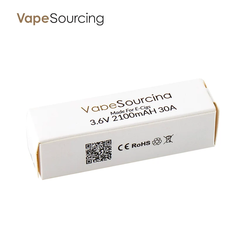 RU склад Vapesourcing 18650 батарея 2100mAh Емкость для электронной сигареты|Батареи