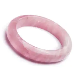 Мадагаскар розовый натуральный стразы из розового кварца женский браслет для запястья внутренняя Диаметр 58 мм