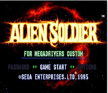 16 битная игровая карта Alien Soldier для битной игровой консоли Sega MegaDrive Genesis|alien soldier|16