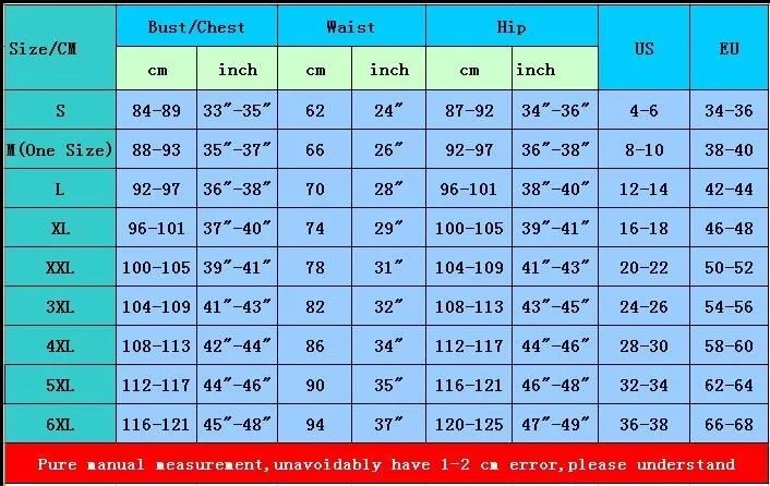 sexy lingerie size chart