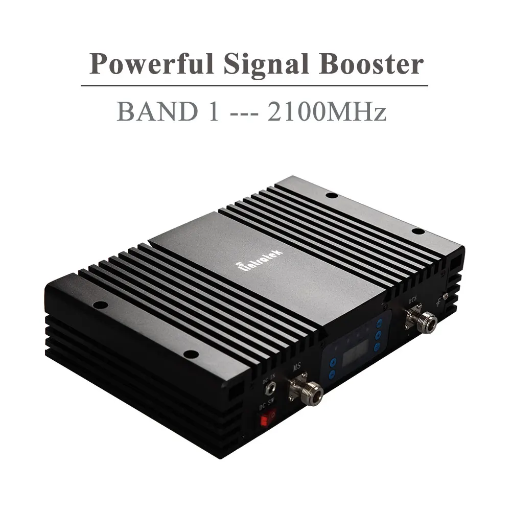 US $181.92 Lintratek 3G Repeater UMTS 2100mhz 75db Gain Control WCDMA 2100MHz Cell Phone Signal Amplifier LCD Display 3G Signal Booster 