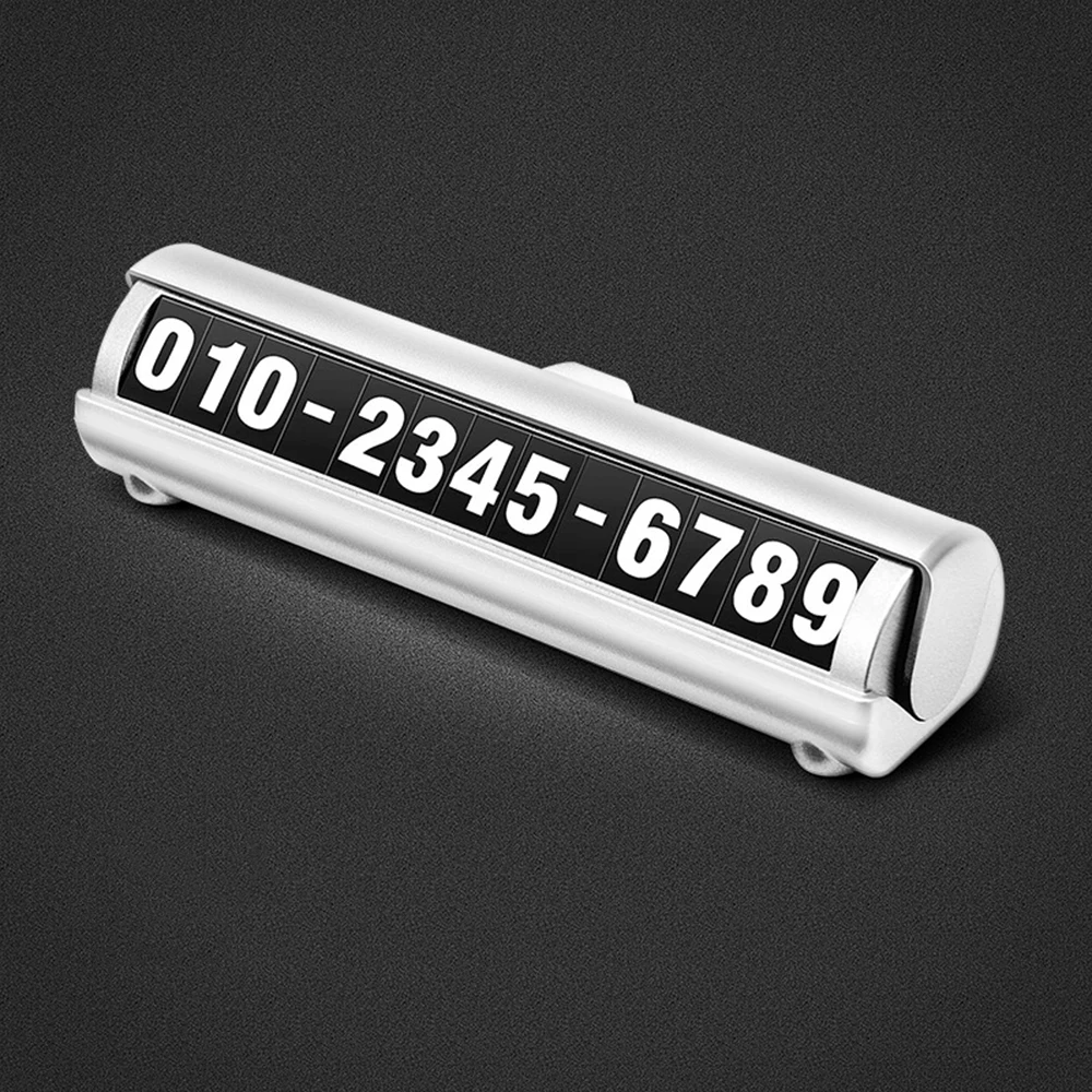 

Car Temporary Stop Sign Creative Stereo Reverse Temporary Parking Temporary Mobile Phone Number Card Ornaments Accessories Auto