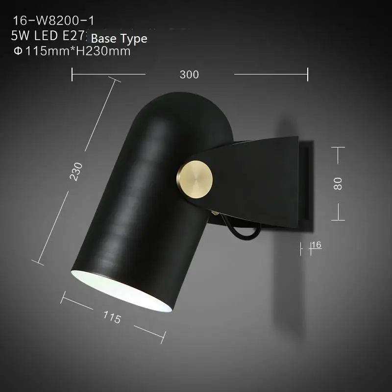 Parede Lampen современный Badkamer Verlichting аппликация Murale Aplique Luz Lampara De Pared внутренний светильник Настенный светильник для спальни - Цвет абажура: Number  11