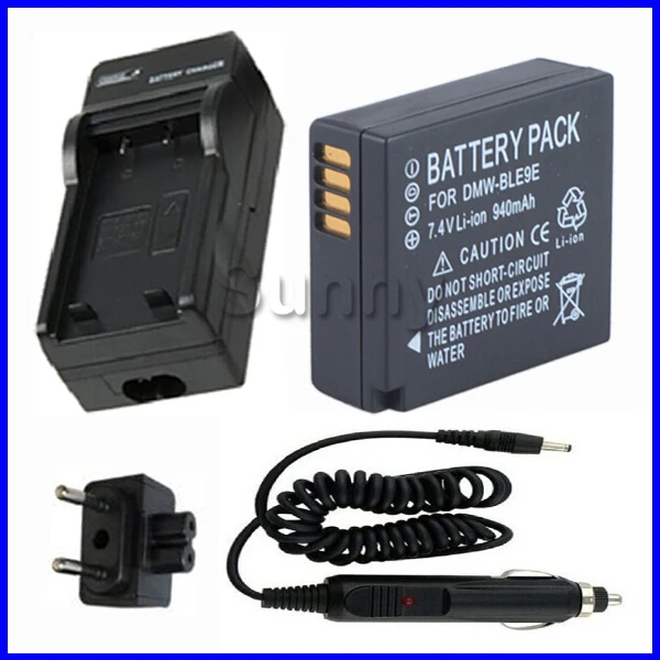 

Battery + Charger for Panasonic DMW BLE9 BLE9E BLE9PP BLG10 DMW-BLG10E DMW-BLG10PP and Lumix DMC GF3 GF5 GF6 GX7 Digital Camera