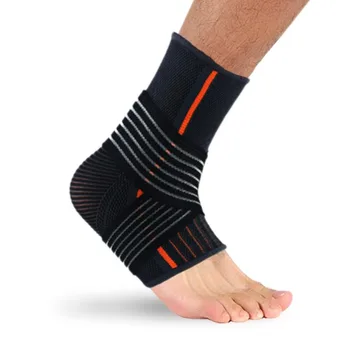 1 Stuk Sport Enkelbrace Bandage Elastische Ademend Warm Houden Anti Verstuiking Riem Basketbal Running Enkel Protector Guard Riem