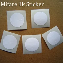 DHL 1000 шт./лот ISO 14443A 13,56 mhz 1 K S50 Совместимость маленькие бумажные rfid-наклейки
