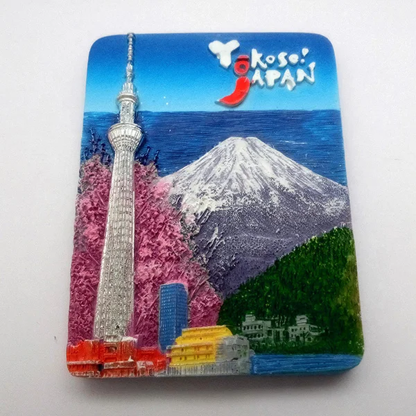 3D Fashion Scenic Tokyo Skytree Japan Refrigerator Fridge