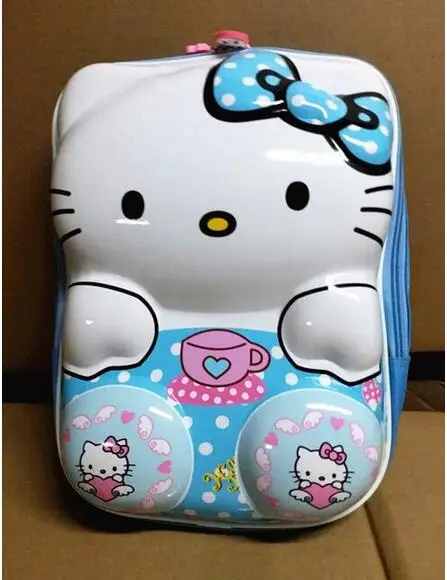 POESECHR, школьный рюкзак hello kitty для детей 2-6 лет, жесткий водоотталкивающий рюкзак, школьные сумки для детского сада, мультяшный рюкзак для детей