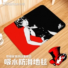 Аниме мультфильм Persona Skidproof спальня ковер гобелен Tapete ковер alfombra стелька