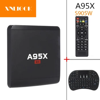 

Factory price A95X R1 Android TV Box Amlogic S905W Quad-core Android 7.1 WiFi 4Kx2K HD 2.0 H.265 Set Top Box