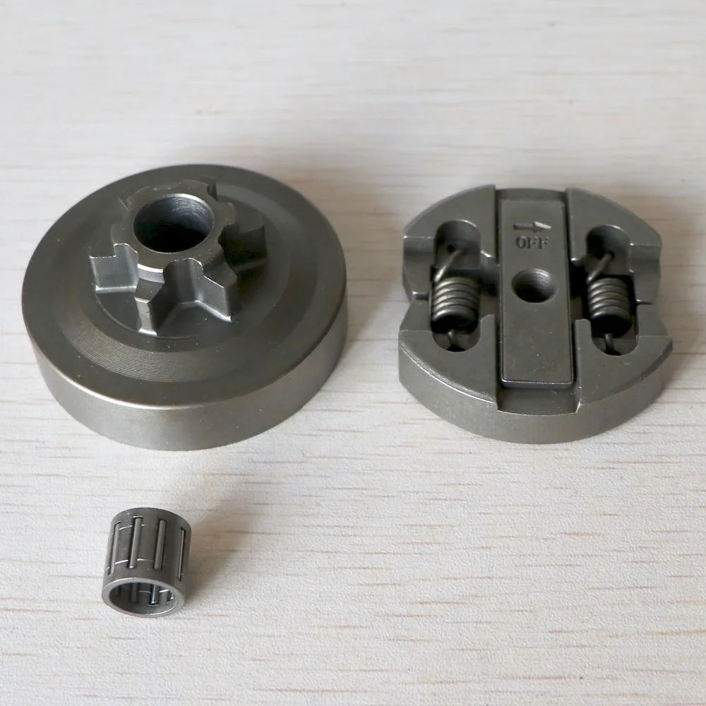 CLUTCH & CLUTCH DRUM & NEEDLE BEARING FIT FOR CHINESE CHAINSAW 2500 25CC 3