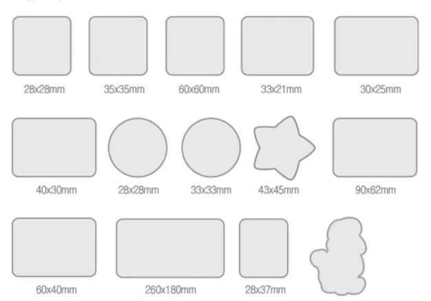 1000 قطعة 3x3 سنتيمتر مخصصة ستوكات المحمول لزجة نظافة + شعار مخصص ل ملصقا للهاتف مخصص شعار
