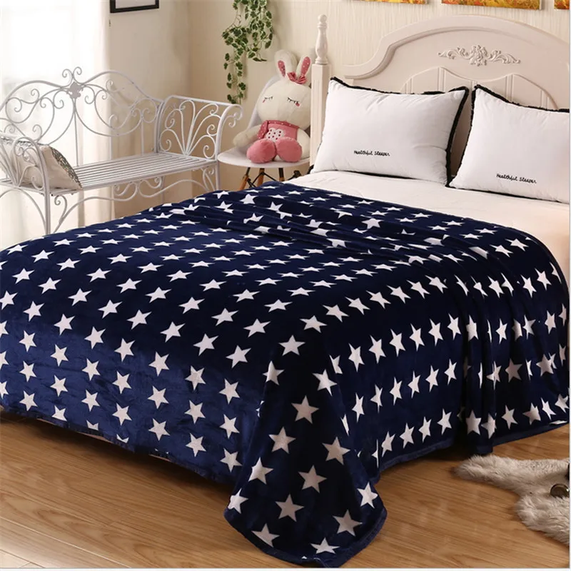 

Beautiful brief style print linens summer throw blankets flannel fiber bedsheet multisize plaids multifunctional bedsprea