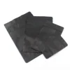 Multi-size 50pcs Heat Sealable Zipper Top Food Coffee Storage Bags Matte Black Aluminum Foil Stand Up Zip Lock Plastic Bag Pouch 3