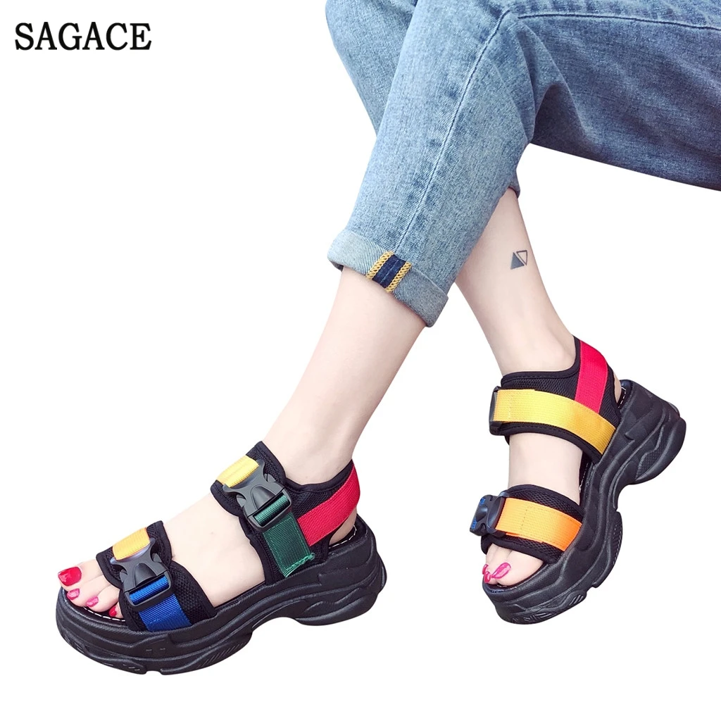 SAGACE جديد أزياء النساء السيدات عارضة صنادل أرضية زقزقة اصبع القدم أسافين أحذية مثير عالية الجودة خارج السيدات أحذية ميد 3 سنتيمتر -5 سنتيمتر SAGACE جديد أزياء النساء السيدات عارضة صنادل أرضية زقزقة اصبع القدم أسافين أحذية مثير عالية الجودة خارج السيدات أحذية ميد 3 سنتيمتر -5 سنتيمتر