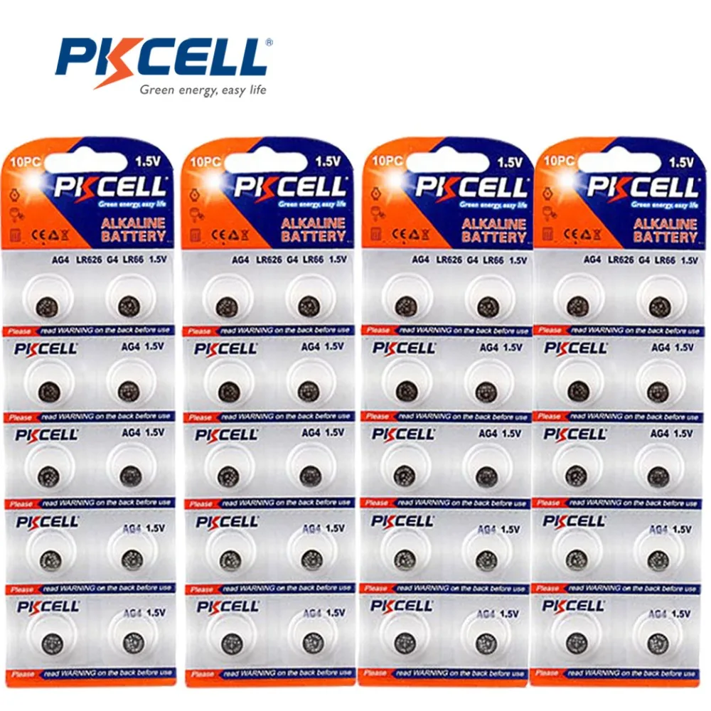 LR626 Watch Battery, SR626SW LR66 AG4 377 1.5V Button Cell Wrist Batteries  (10 Pack)